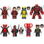 Marvel Deadpool & Wolverine Universe minifigure set Venompool, Pandapool, Wolverine LEGO-compatible building block toys | 8-piece set