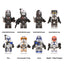 Star Wars Captain Rex Jesse, Lego-compatible Building Block Minifigures, 8 Pcs Collection