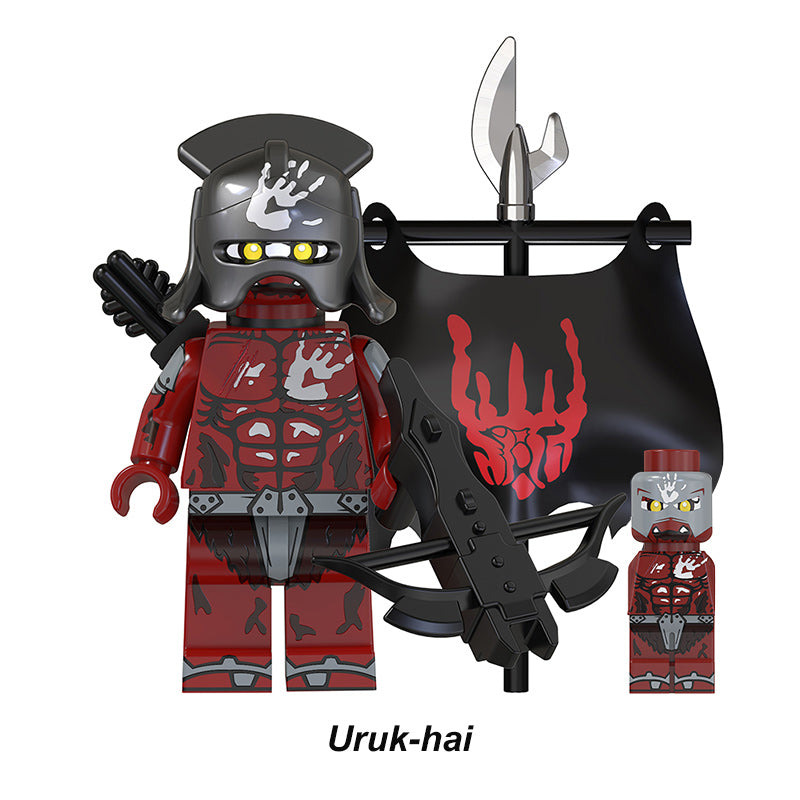 8, Lego-compatible Building Block Minifigures