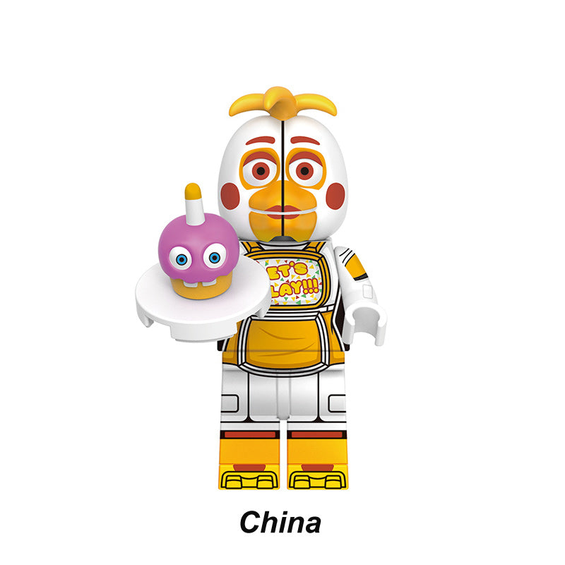 Funtime_Chica_FNAF_LEGO_Custom_Brick_Minifigure_Toy_Series_2