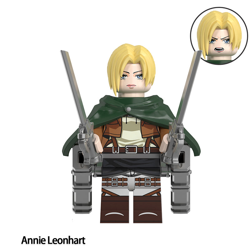 Annie Leonhart Attack On Titan LEGO-compatible minifigure | custom brick toy figure