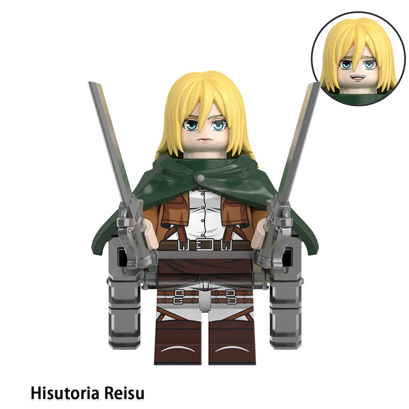 Historia Reiss Attack On Titan LEGO-compatible minifigure | custom brick toy figure