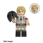Zeke Yeager Attack On Titan LEGO-compatible minifigure | custom brick toy figure