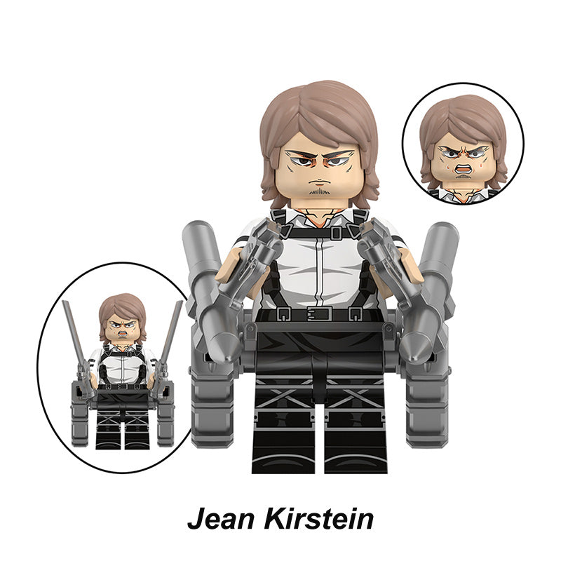 Jean Kirstein Attack On Titan LEGO-compatible minifigure | custom brick toy figure