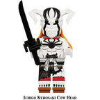 Ichigo Kurosaki Cow Head Bleach LEGO-compatible minifigure | custom brick toy figure