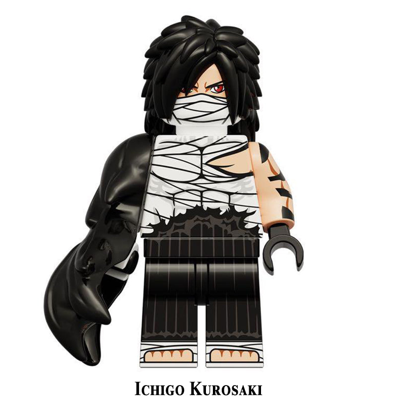 Ichigo Kurosaki In Mugetsu Form Bleach LEGO-compatible minifigure | custom brick toy figure