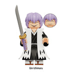 Gin Ichimaru Bleach LEGO-compatible minifigure | custom brick toy figure