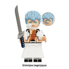 Grimmjow Jaegerjaquez Bleach LEGO-compatible minifigure | custom brick toy figure