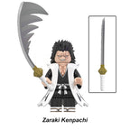 Bleach Kenpachi Zaraki, Lego-compatible Building Block Minifigures, 8 Pcs Collection