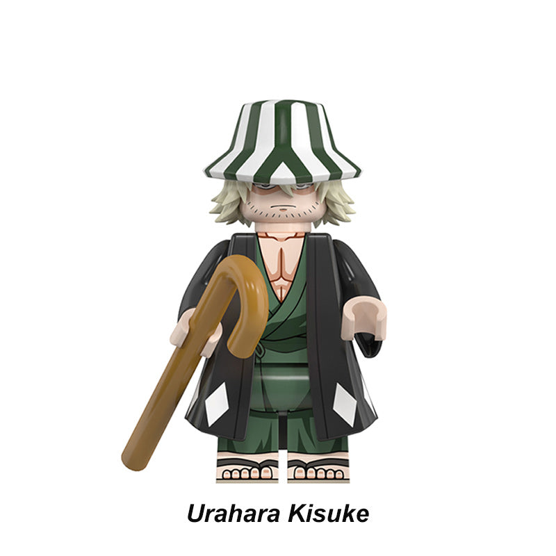 Kisuke Urahara Bleach LEGO-compatible minifigure | custom brick toy figure