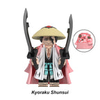 Shunsui Kyoraku Bleach LEGO-compatible minifigure | custom brick toy figure
