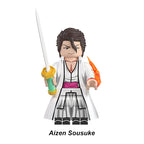Sosuke Aizen Bleach LEGO-compatible minifigure | custom brick toy figure