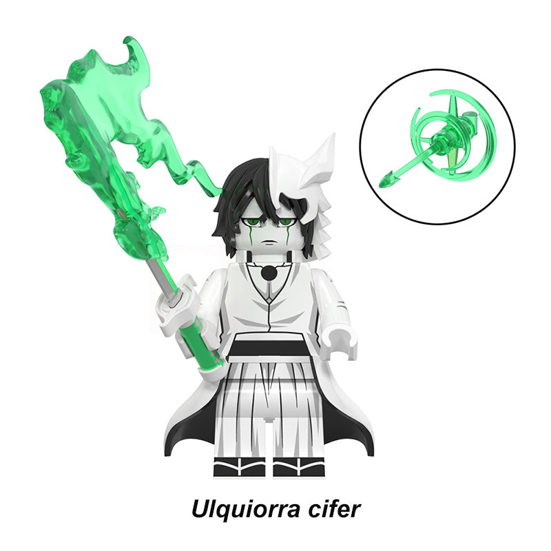 Ulquiorra Cifer Bleach LEGO-compatible minifigure | custom brick toy figure