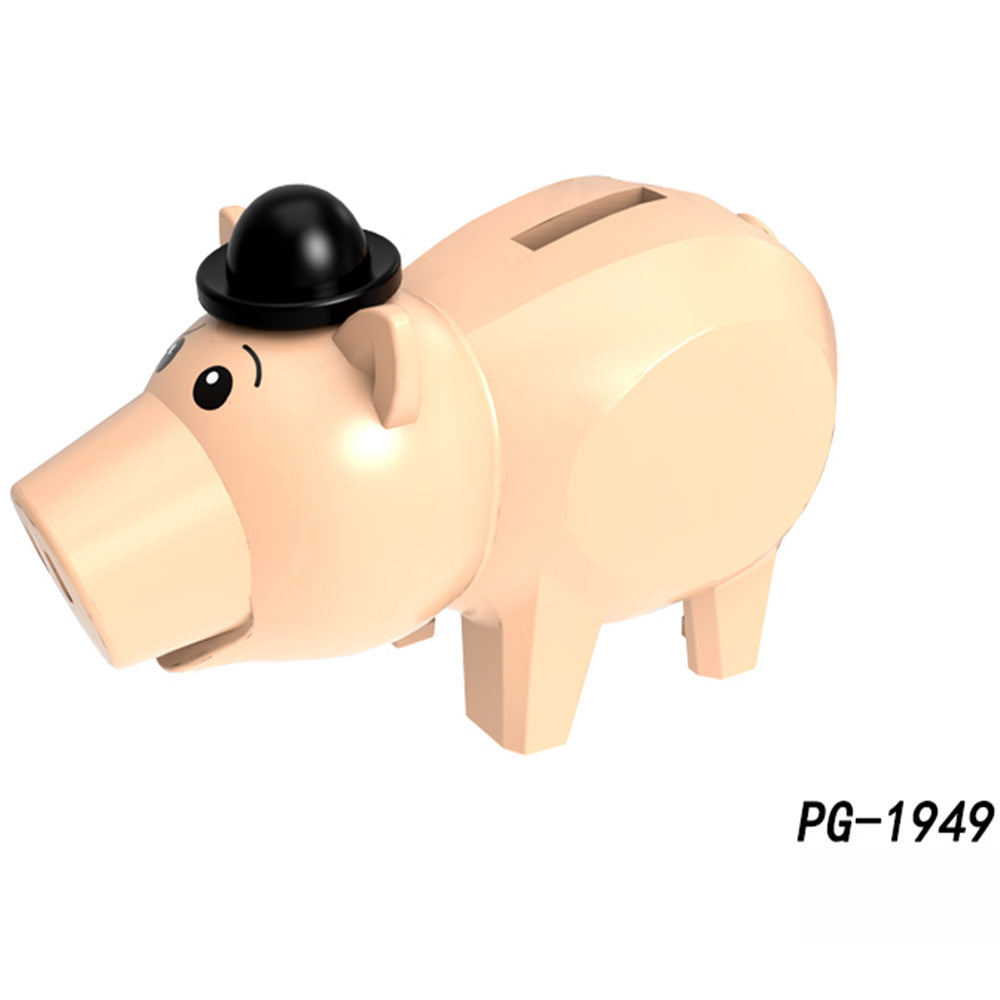 Hamm Piggy Bank Toy Story LEGO-compatible minifigure | custom brick minifigures