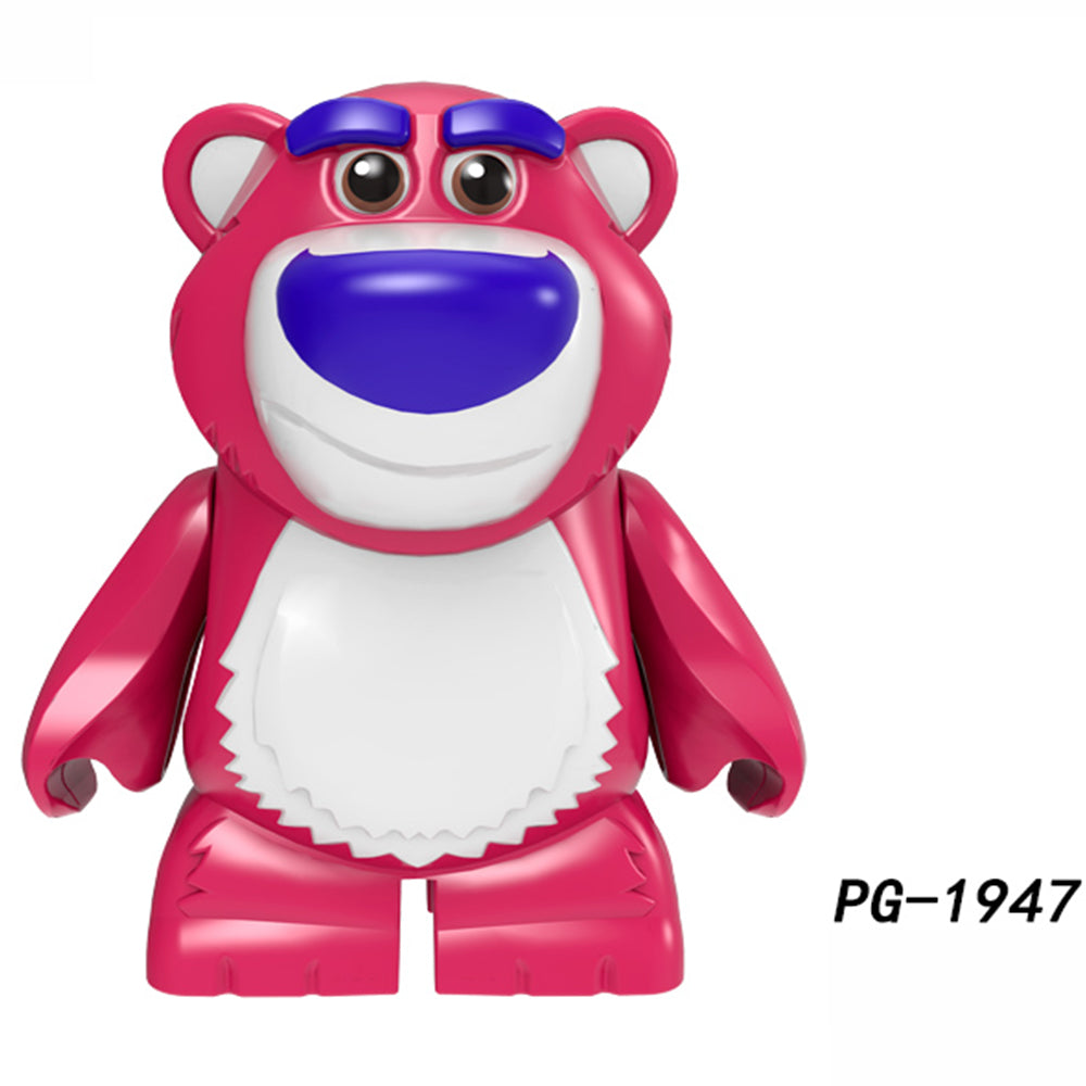 Lots-o'-Huggin' Bear Lotso Toy Story LEGO-compatible minifigure | custom brick minifigures