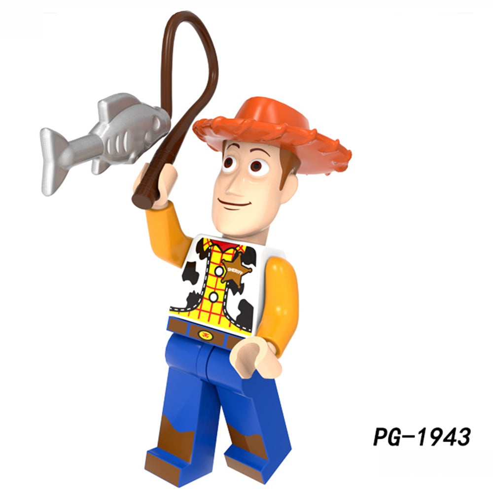 Sheriff Woody Toy Story Anime Brick LEGO-compatible minifigure | custom brick minifigures