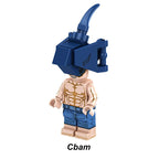 Beam Shark Fiend Chainsaw Man LEGO-compatible minifigure | custom brick toy figure