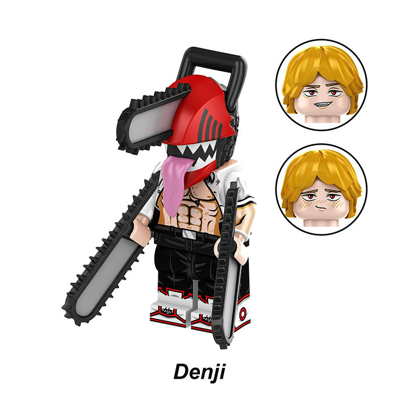 Denji Chainsaw Man Chainsaw Man LEGO-compatible minifigure | custom brick toy figure