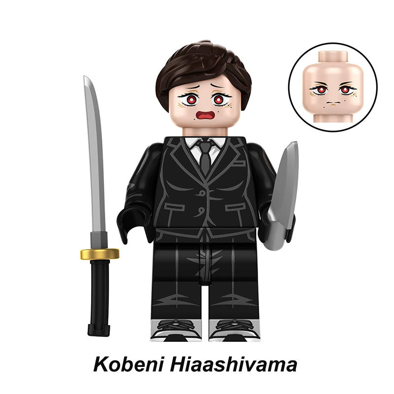 Kobeni Higashiyama Devil Hunter Chainsaw Man LEGO-compatible minifigure | custom brick toy figure