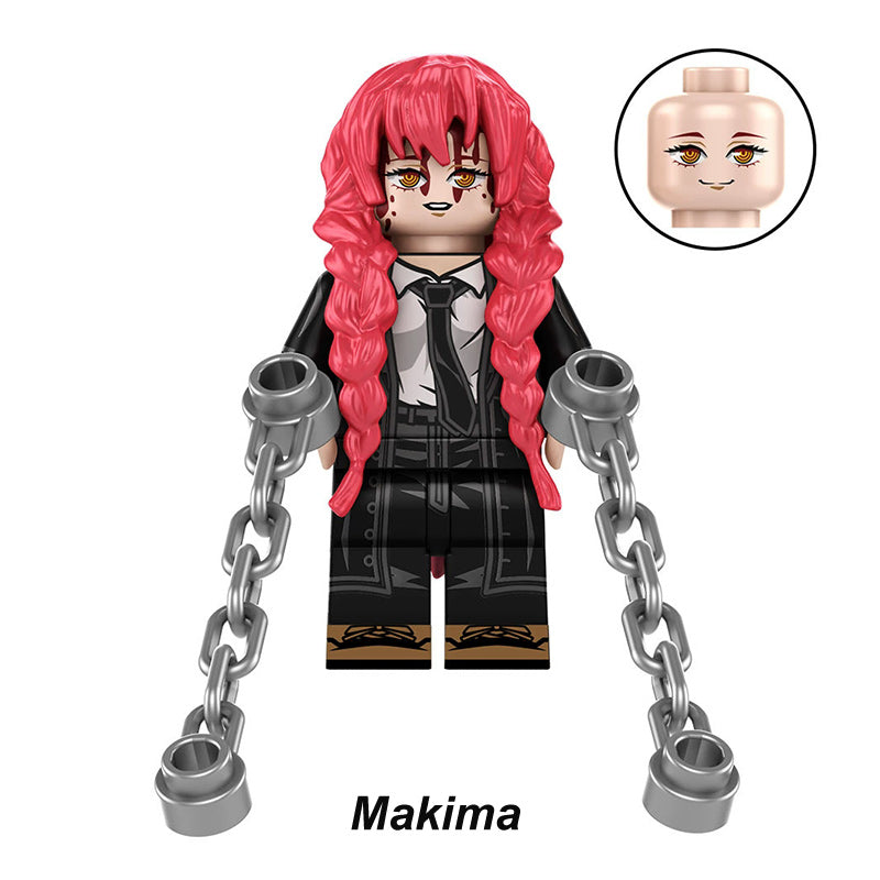 Makima Control Devil Chainsaw Man LEGO-compatible minifigure | custom brick toy figure