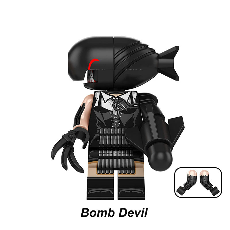 Reze Bomb Devil Chainsaw Man LEGO-compatible minifigure | custom brick toy figure