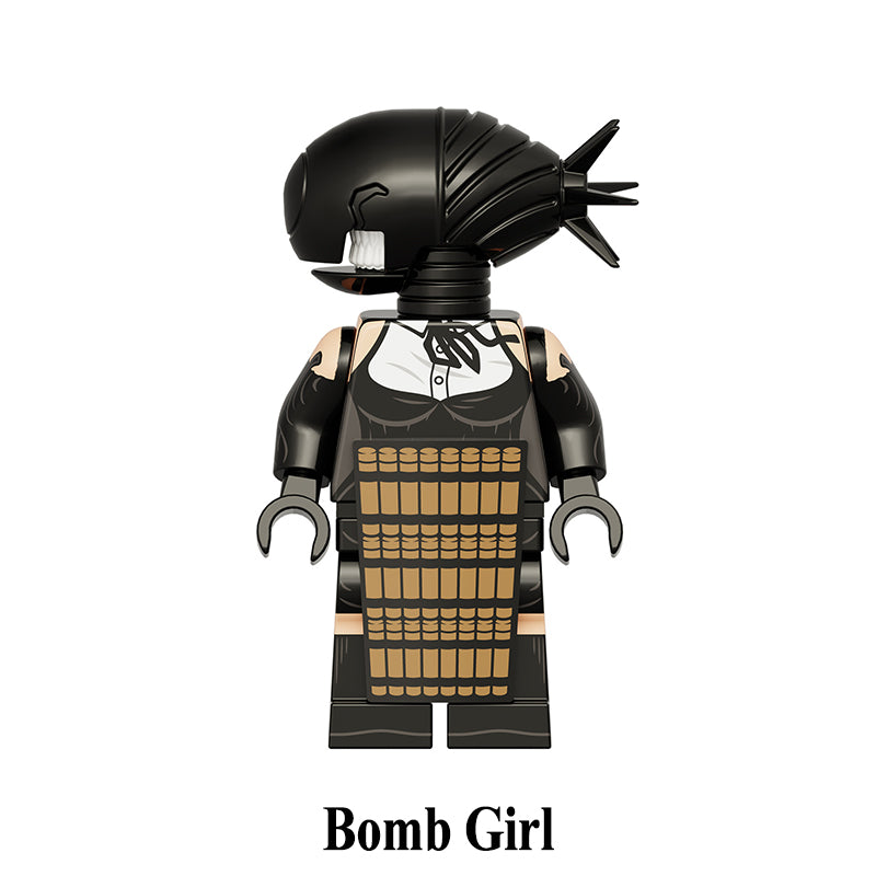 Bomb Girl Chainsaw Man LEGO-compatible minifigure custom anime brick toy