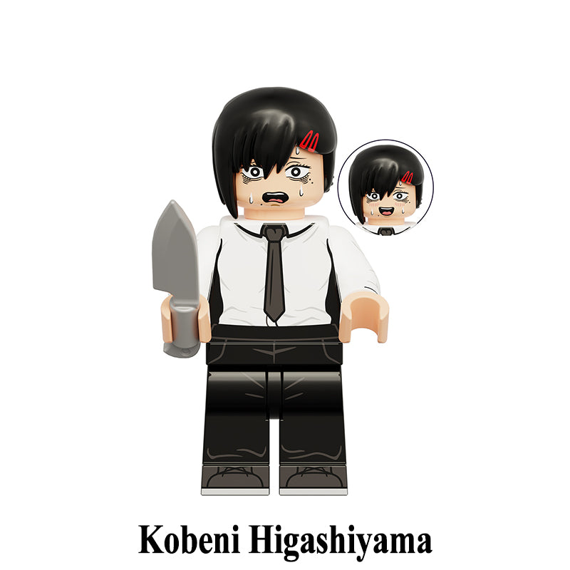 Kobeni Higashiyama Chainsaw Man LEGO-compatible minifigure custom anime brick toy