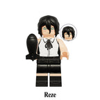 Reze Chainsaw Man LEGO-compatible minifigure custom anime brick toy