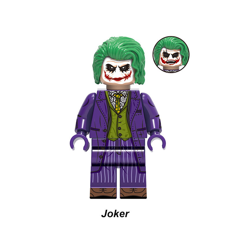 The Joker Batman Universe Villain LEGO-compatible minifigure | custom brick minifigures