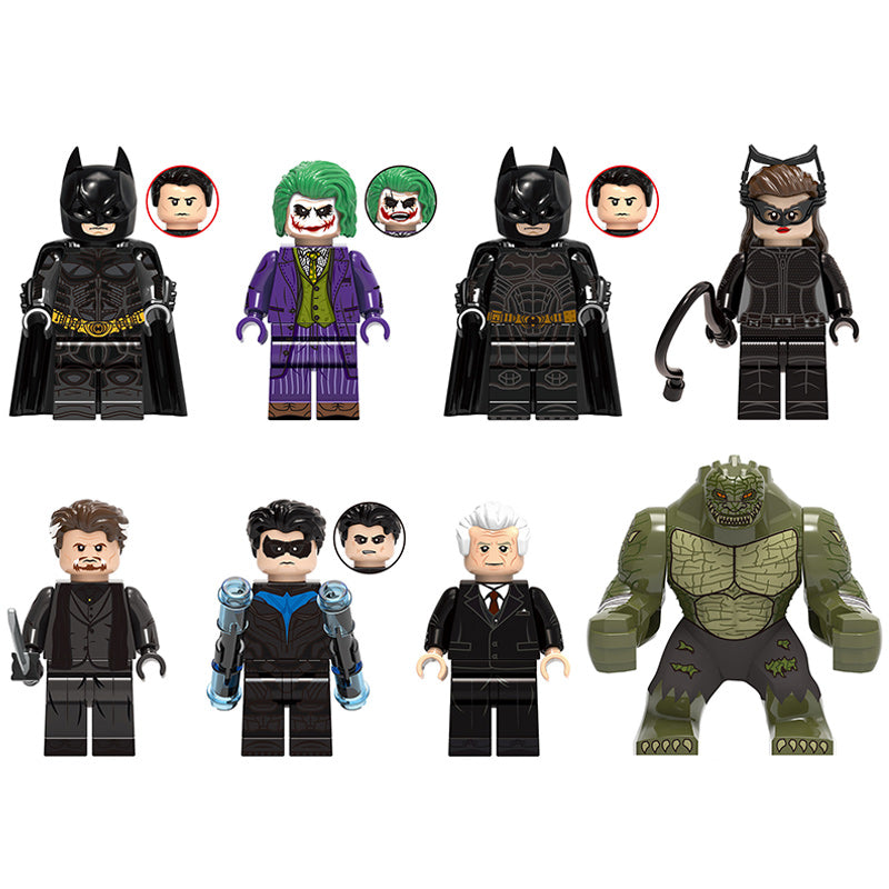 Batman Universe minifigure set Joker, Nightwing, Catwoman LEGO-compatible building block toys | 8-piece set Main image