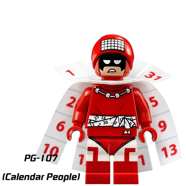 Calendar Man DC Classic LEGO-compatible minifigure | custom brick minifigures