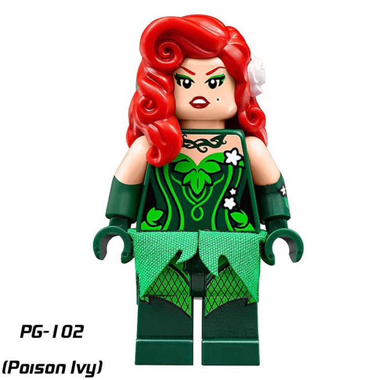 Poison Ivy DC Classic LEGO-compatible minifigure | custom brick minifigures