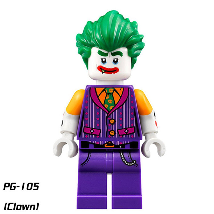 The Joker Clown DC Classic LEGO-compatible minifigure | custom brick minifigures