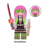 Mitsuri Kanroji Demon Slayer LEGO-compatible minifigure | custom brick toy figure