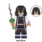 Obanai Iguro Demon Slayer LEGO-compatible minifigure | custom brick toy figure