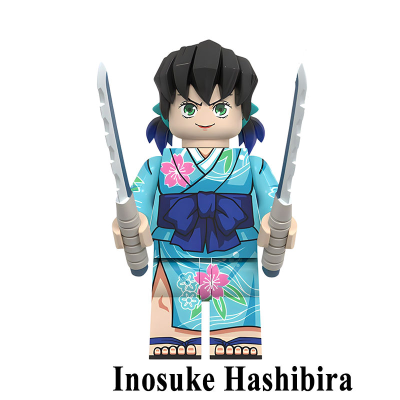 Inosuke Hashibira, Zenitsu Agatsuma LEGO-compatible building block toys |