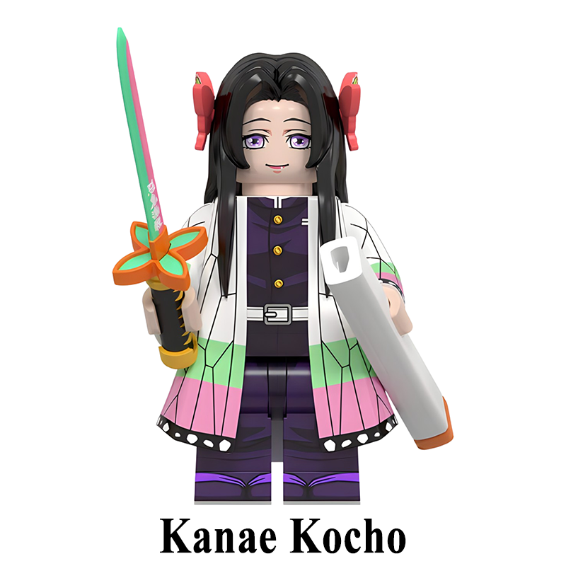 Kanae Kocho Demon Slayer LEGO-compatible minifigure | custom brick toy figure