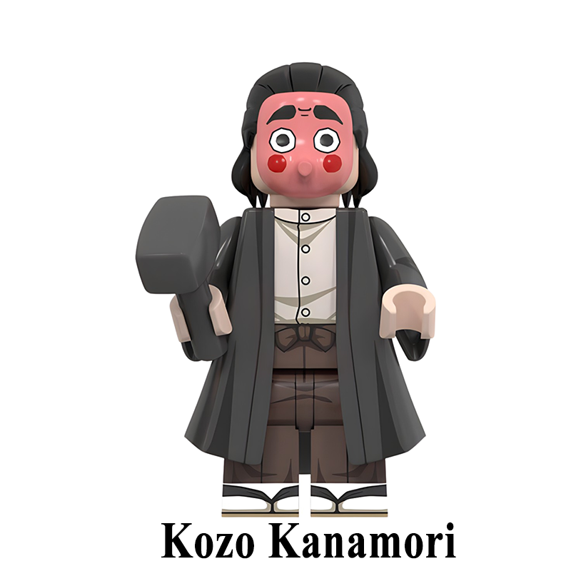 Kozo Kanamori Demon Slayer LEGO-compatible minifigure | custom brick toy figure