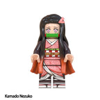 Nezuko Kamado Demon Slayer LEGO-compatible minifigure | custom brick toy figure