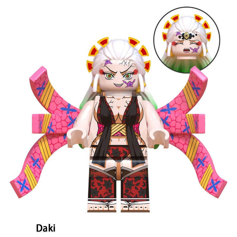 Daki Demon Slayer LEGO-compatible minifigure | custom brick toy figure
