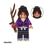 Demon Slayer Kokushibo, Lego-compatible Building Block Minifigures, 8 Pcs Collection