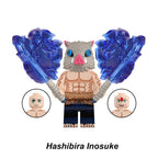 Inosuke Hashibira Beast Breathing Demon Slayer LEGO-compatible minifigure | custom brick toy figure