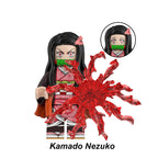Nezuko Kamado Blood Demon Art Demon Slayer LEGO-compatible minifigure | custom brick toy figure