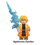 Zenitsu Agatsuma Thunder Breathing Demon Slayer LEGO-compatible minifigure | custom brick toy figure