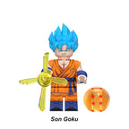 Son Goku Dragon Ball LEGO-compatible minifigure | custom brick toy figure