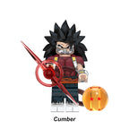 Cumber Dragon Ball LEGO-compatible minifigure | custom brick toy figure