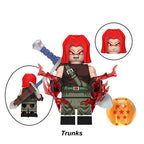 Trunks Dragon Ball LEGO-compatible minifigure | custom brick toy figure