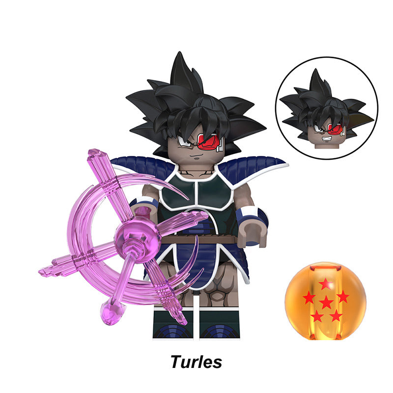 Trunks Dragon Ball LEGO-compatible minifigure | custom brick toy figure