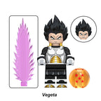 Vegeta Dragon Ball LEGO-compatible minifigure | custom brick toy figure