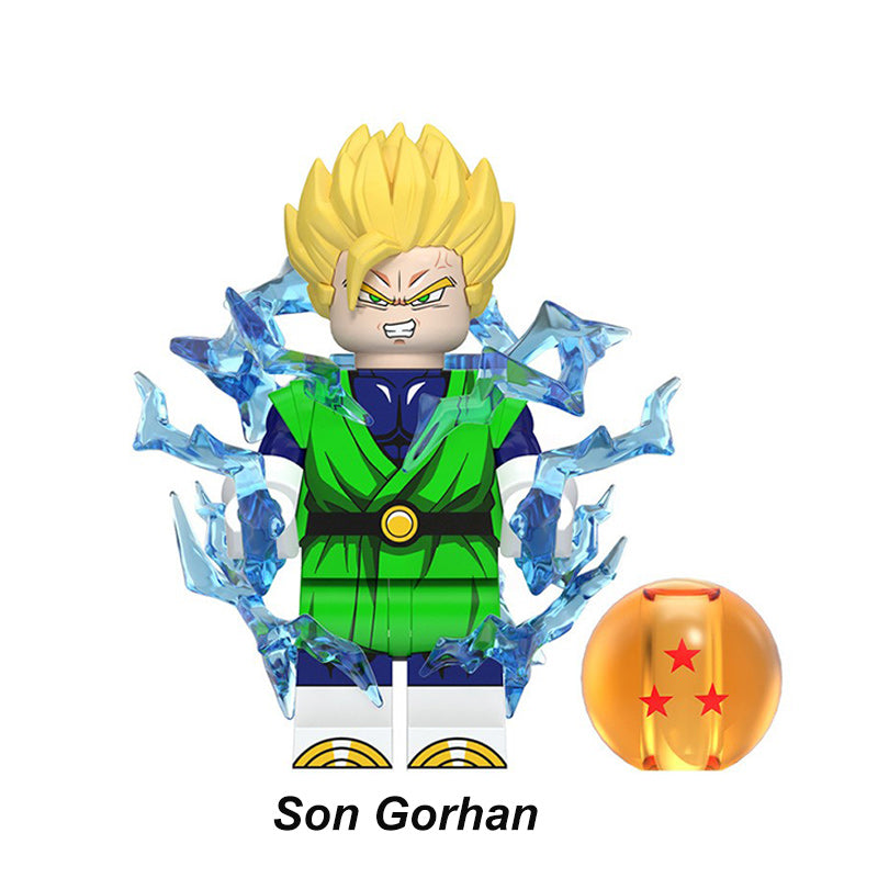 Son Gohan Dragon Ball LEGO-compatible minifigure | custom brick toy figure